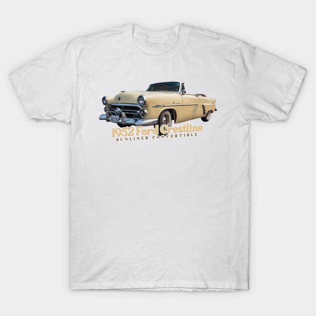 1952 Ford Crestline Sunliner Convertible T-Shirt by Gestalt Imagery